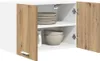 vidaXL Armadio a muro con anta Artisan in rovere e bianco Anteprima dell’immagine prodotto 3