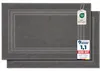 Komfortec 2-teiliges Badvorleger Set Frottee waschbar 100% Produktbild-Vorschau 1
