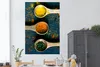 MuchoWow® Poster Gewürze - Löffel - Kräuter - Braun - Gelb Produktbild-Vorschau 2