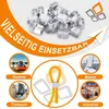 Dreamprint 10x Seilklemmen Set 10mm Pressklemmen, Produktbild-Vorschau 4