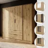 BETTSO Moderner LYKE Kleiderschrank mit Glasfront Eiche Produktbild-Vorschau 6