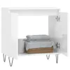 vidaXL Armoire de salle de bain blanc brillant 58x33x60 cm Voir les images du produit 3