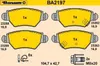 BARUM Bremsbelagsatz, Scheibenbremse  BA2197 Produktbild-Vorschau 1