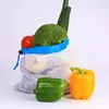 12 Stück Gemüsebeutel-Set mit Kordelzug - Waschbare - Produktbild-Vorschau 4
