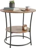 Relaxdays Beistelltisch, 2 Ablagen, HxD: 55 x 55 cm, Produktbild-Vorschau 1