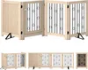 Absperrgitter Hund freistehend faltbar mit Tür, MDF Stahl, Produktbild-Vorschau 12