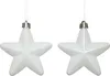 Christbaumschmuck Sterne Kunststoff 7cm 6 Stück - Produktbild-Vorschau 1