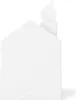 A white tissue box shaped like a house with a chimney. Anteprima dell’immagine prodotto