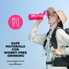 Qunature Bouteille d'eau en silicone pliable 700ml à Voir les images du produit 4