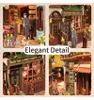 Puzzle 3D, Book Nook Baker Street, legno, Tonecheer, 141 Anteprima dell’immagine prodotto 4