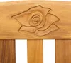 vidaXL Panchina a forma di rosa naturale 68,5 x 46 x 82,5 Anteprima dell’immagine prodotto 7