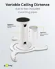 Goobay 51896 BeamerFlex, bianco - supporto a soffitto Anteprima dell’immagine prodotto 5
