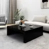 vidaXL Couchtisch Schwarz 100x100x35 cm Holzwerkstoff Produktbild-Vorschau 3