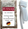 rewagi 100 crochets à emboîter - crochets à rideaux doubles Voir les images du produit 1