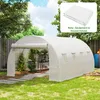 Outsunny Bâche de Rechange Serre Tunnel 12 m², bâche 4 x 3 Voir les images du produit 2