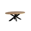Zita Home Table de salle à manger danoise ovale - 190 cm - Voir les images du produit 2