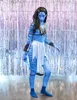 Costume Avatar Neytiri da donna 2 pezzi blu - M Anteprima dell’immagine prodotto 5
