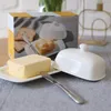 Wilmax Butterdose 19 × 12,5 × 8,5 cm Weiß aus Porzellan Produktbild-Vorschau 11