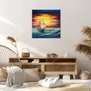 Bild auf Leinwand - Leinwandbild - Meer Welle Boot - Produktbild-Vorschau 7