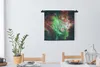 MuchoWow® Wandteppich Wandbehang Leerzeichen - Rot - Grün Produktbild-Vorschau 2
