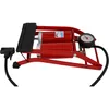 FISCHER Fuß-Luftpumpe Doppelzylinder mit Manometer Produktbild-Vorschau 3