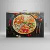 Bild auf Leinwand - Leinwandbild - Pizza Käse Tomaten - Produktbild-Vorschau 3