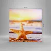 Bild auf Leinwand - Leinwandbild - Starfish Strand Sand Produktbild-Vorschau 3