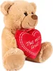 BRUBAKER Teddybär mit Herz Rot - Tut mir leid! - 25 cm Produktbild-Vorschau 2