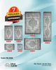 7-teiliges Teppich-Set FM 2089 Produktbild-Vorschau 1