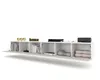 TV-Lowboard Fernsehschrank SIMPLY DUO HÄNGEND Weiß Produktbild-Vorschau 3