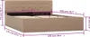 VidaXL 285531, 148 cm, 2,11 m, 73 cm, 1400 x 2000 mm, 1 Produktbild-Vorschau 7