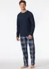Schiesser Herren Langarmshirt Rundhals Gr. 52  nachtblau Produktbild-Vorschau 8