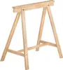 A wooden sawhorse on a white background. Produktbild-Vorschau