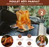 bremermann Set de 2 rôtissoires à poulet / récipients pour Voir les images du produit 2