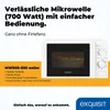Exquisit Mikrowelle MW 900-030 weiss | 700 W | Garraum 20 l Produktbild-Vorschau 3