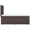 Boxspringbett mit Matratze Dunkelbraun 100x200 cm Stoff Produktbild-Vorschau 5