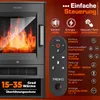 Kominek elektryczny TRESKO® z ogrzewaniem wraz z pilotem Podgląd zdjęcia produktu 6