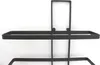 A close-up view of a black metal wine rack against a white background. Náhled obrázku produktu