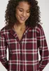 LASCANA Pyjama rot kariert Größe 36/38 Produktbild-Vorschau 7
