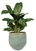 Steege Pflanztopf - moderner Look - blau - 36 x 32 cm Produktbild-Vorschau 2
