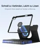 Inateck KB004 black 360° Bluetooth-Tastatur-Hülle für iPad Anteprima dell’immagine prodotto 5