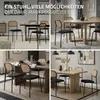 ML-Design set di 4 sedie da pranzo, nero, sedia da cucina Anteprima dell’immagine prodotto 6