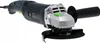 A black and silver angle grinder with a green button is shown on a white background. Náhled obrázku produktu