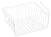 Cesto sospeso in metallo MSV - 30 x 25,5 x 14 cm - Bianco - Anteprima dell’immagine prodotto 1