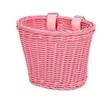 Růžový 21*16*16 cm malý přední košík na kolo PE Náhled obrázku produktu 1