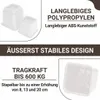 JustValue Sada podložiek pod nábytok Biela – 8/13/20 cm – Náhľad obrázku produktu 4