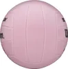 A pink volleyball is shown in a studio shot against a white background. Podgląd zdjęcia produktu