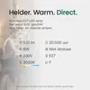 Lámpara LED Spectrum E27, modelo P45, 6W, 520 lúmenes, Vista previa de la imagen del producto 8