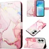OnePlusNord 2T 5G Hülle, Marmor Motiv Kunstleder Tasche Produktbild-Vorschau 1