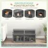 PawHut Hamsterkäfig, Kleintierkäfig aus Holz mit Produktbild-Vorschau 4